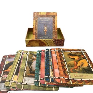 vtg 99 Healing With The Angels Oracle Cards 44 Card Doreen Virtue épuisé