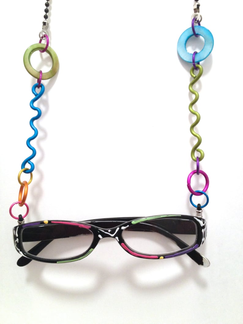 funky eye glass leash image 1