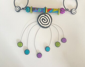 Wire clay and air necklace spray