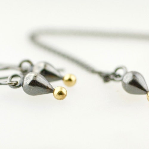 Solid Gold Earrings 14k Gold Earrings Gold Flower Etsy