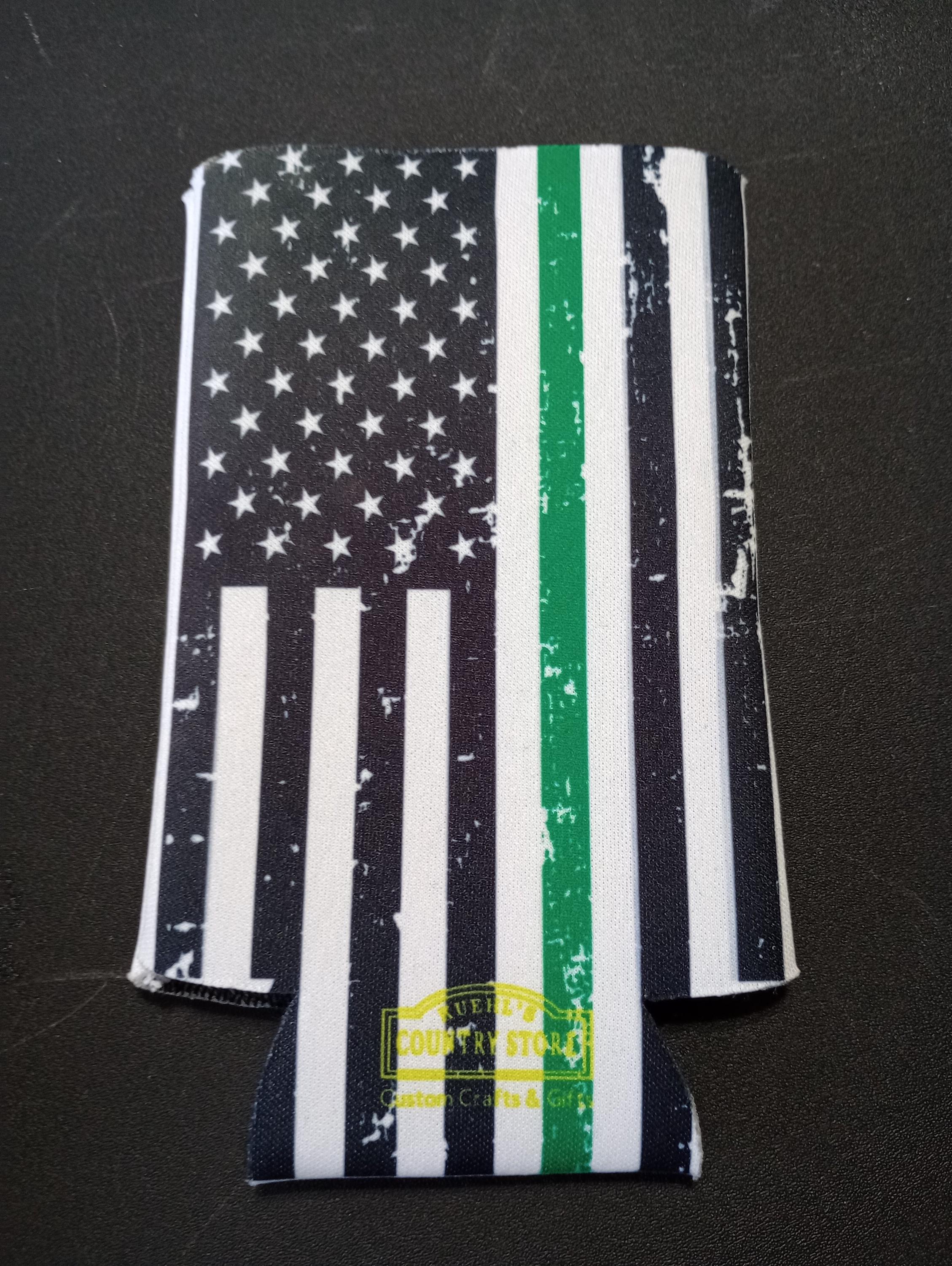 Thin Green Line Koozies - Thumbnail 2