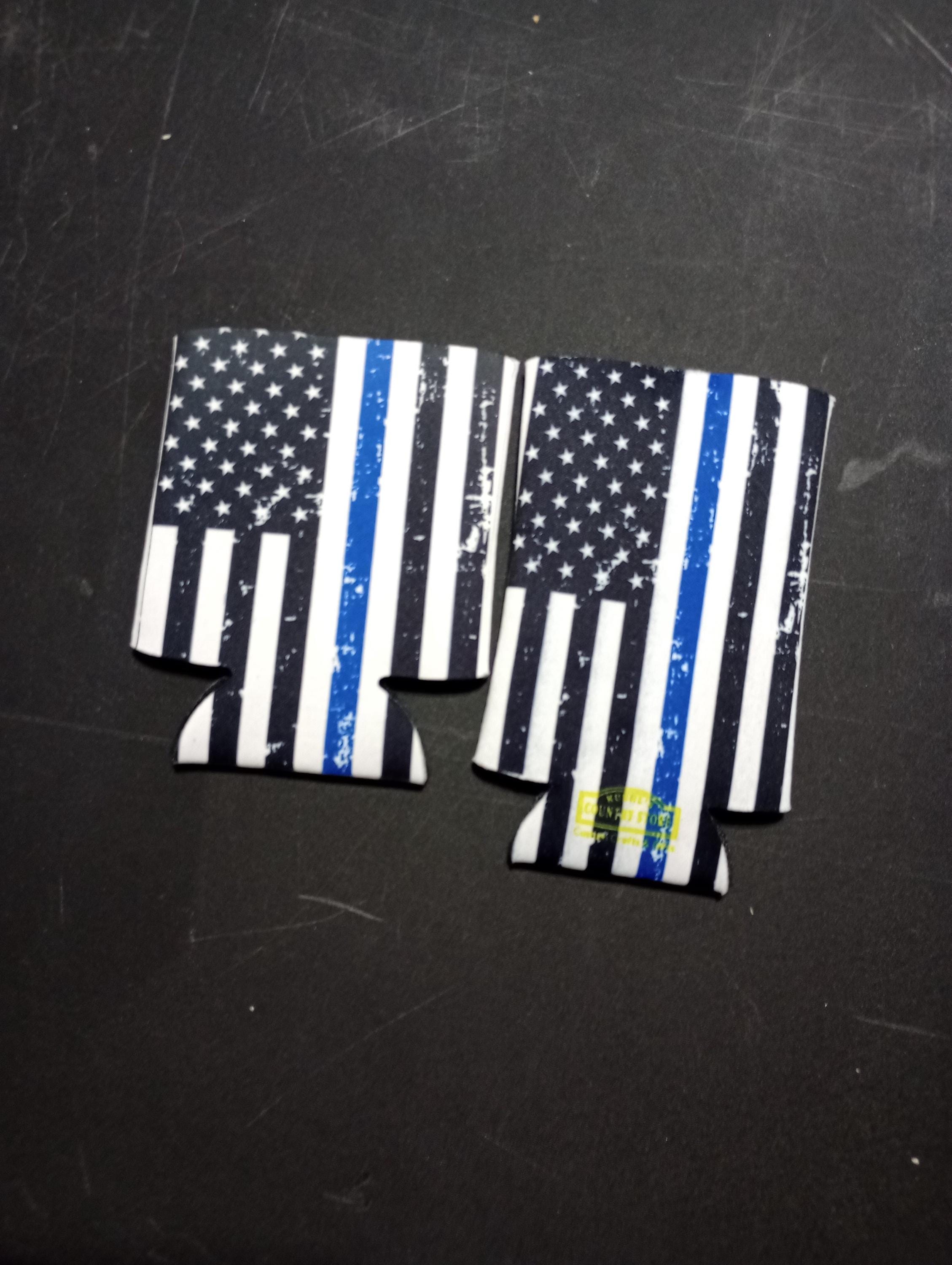 Thin Blue Line Koozies
