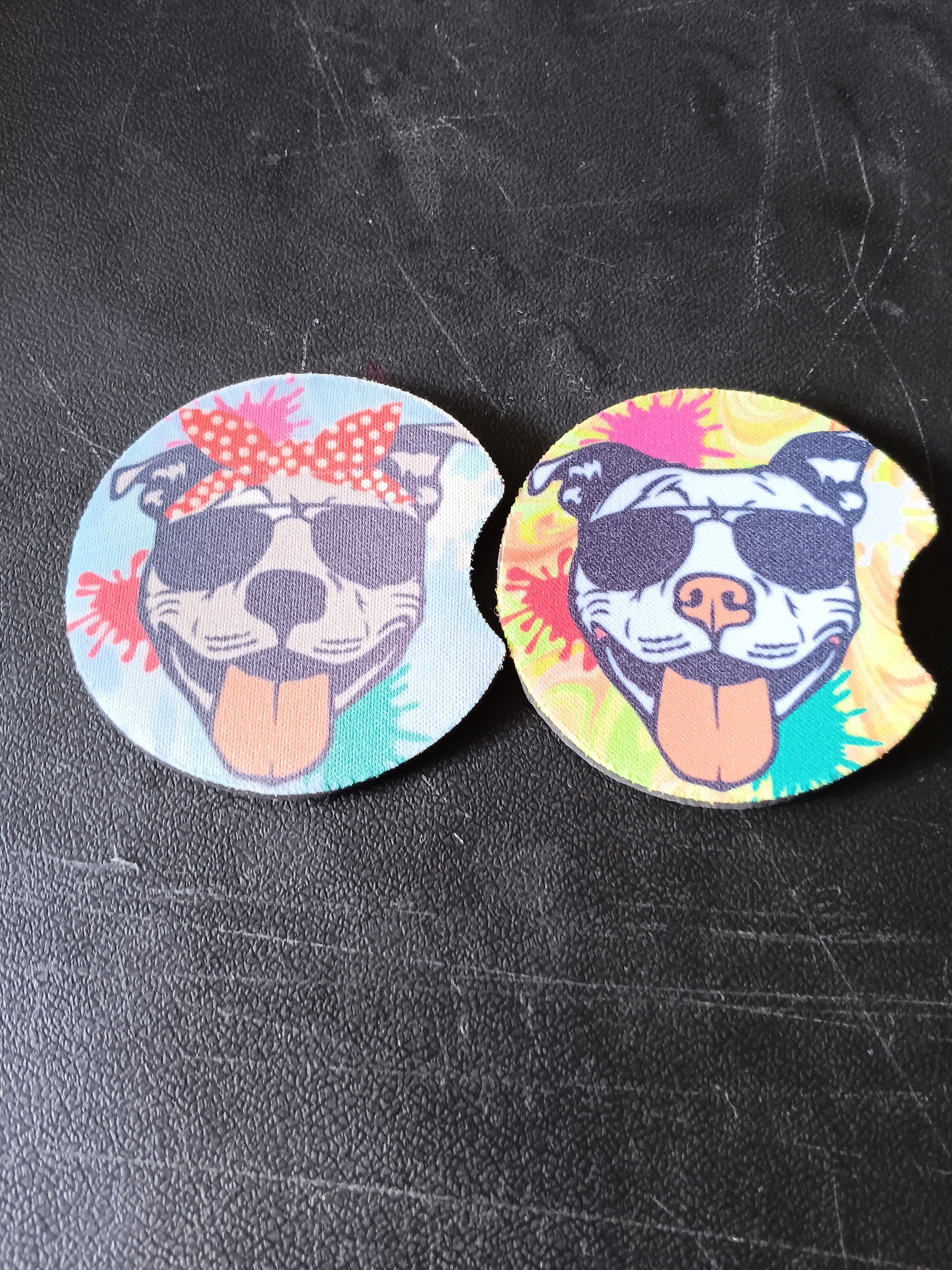 Pittie Car Coasters