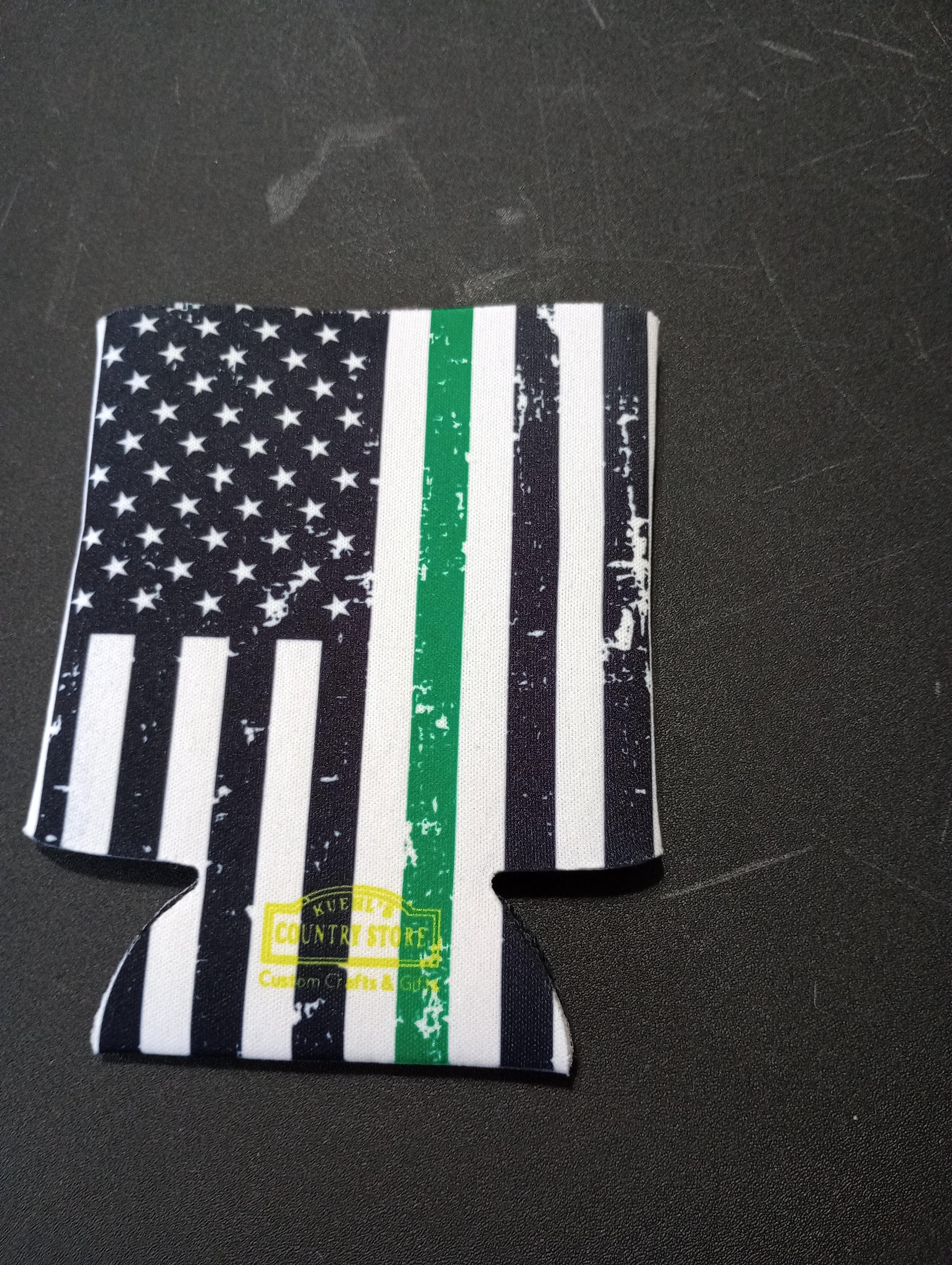 Thin Green Line Koozies - Thumbnail 3