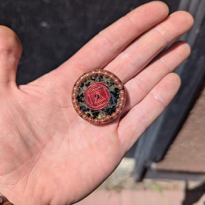 Root Chakra Pocket Orgonite Puck