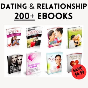 200+ Dating & Relationship eBooks Bundle (Digital Download)