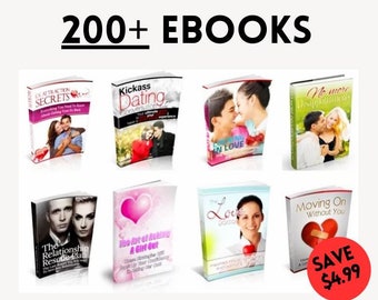 200+ Dating & Relationship eBooks Bundle (Digital Download)