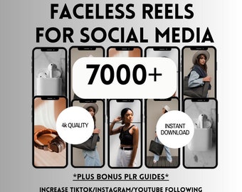 7000+ Ready-to-Post Faceless Reels to Grow Instagram, TikTok & Shorts — No Filming Required