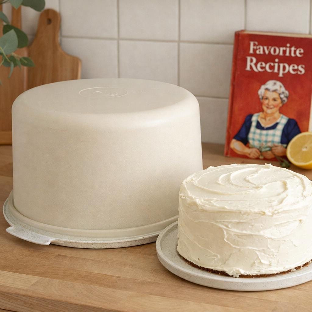 Tupperware タッパーウェア 保存容器 ハンドル付き　ケーキキャリア Tupperware cake carrier - Etsy 日本