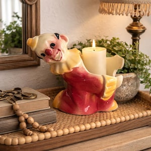 Vintage Schalhalter Jo Jo Jo Jo Jojo Clown Tassenhalter | Mid-Century Kitsch