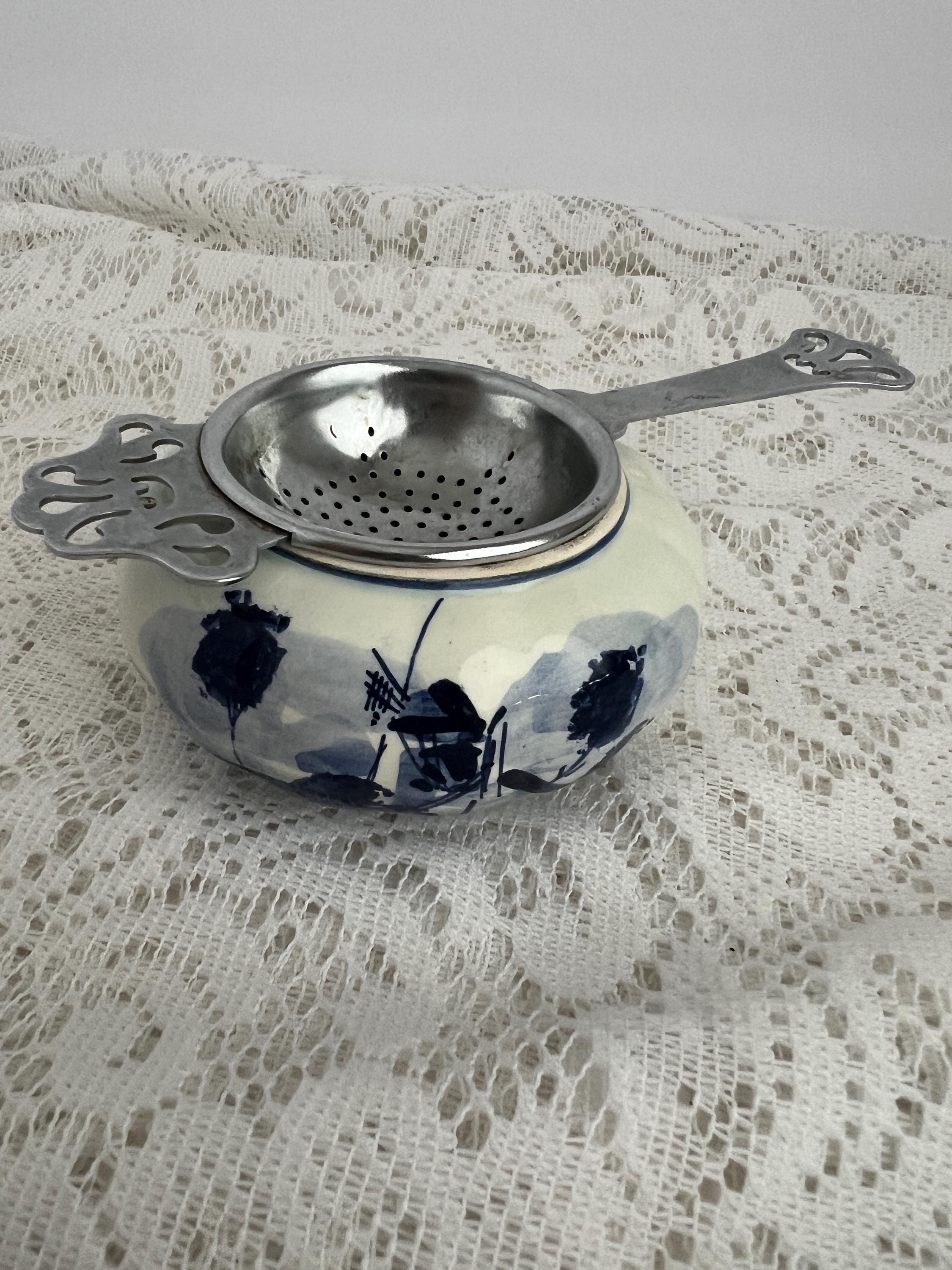 Vintage Dutch Tea Strainer - Etsy
