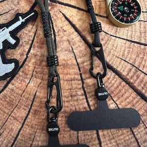 Tactical Paracord Phone Wrist Lanyard | Phone Case Connector Strap | EDC Wrist Loop | Phone Safety Strap | Alpha WolfLink Gear
