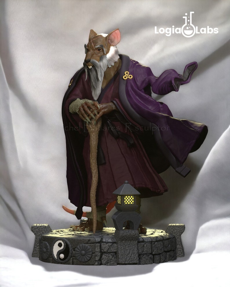 TMNT Splinter Figure 3D Stl Files Teenage Mutant Ninja Turtler Splinter ...