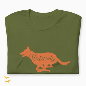Belgian Malinois t-shirt cotton graphic art shirt for outdoors belgian shepherd dog trainer gift malinois mom tee malinois art