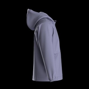 Makieta kurtki wiatrówki 3D dla Procreate | Clo3D Blender Garment | Model odzieży 3D zdjęcie 6