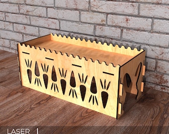 Bunny Tunnel Plans, Rabbit House Laser Cut File (SVG Digital Download)