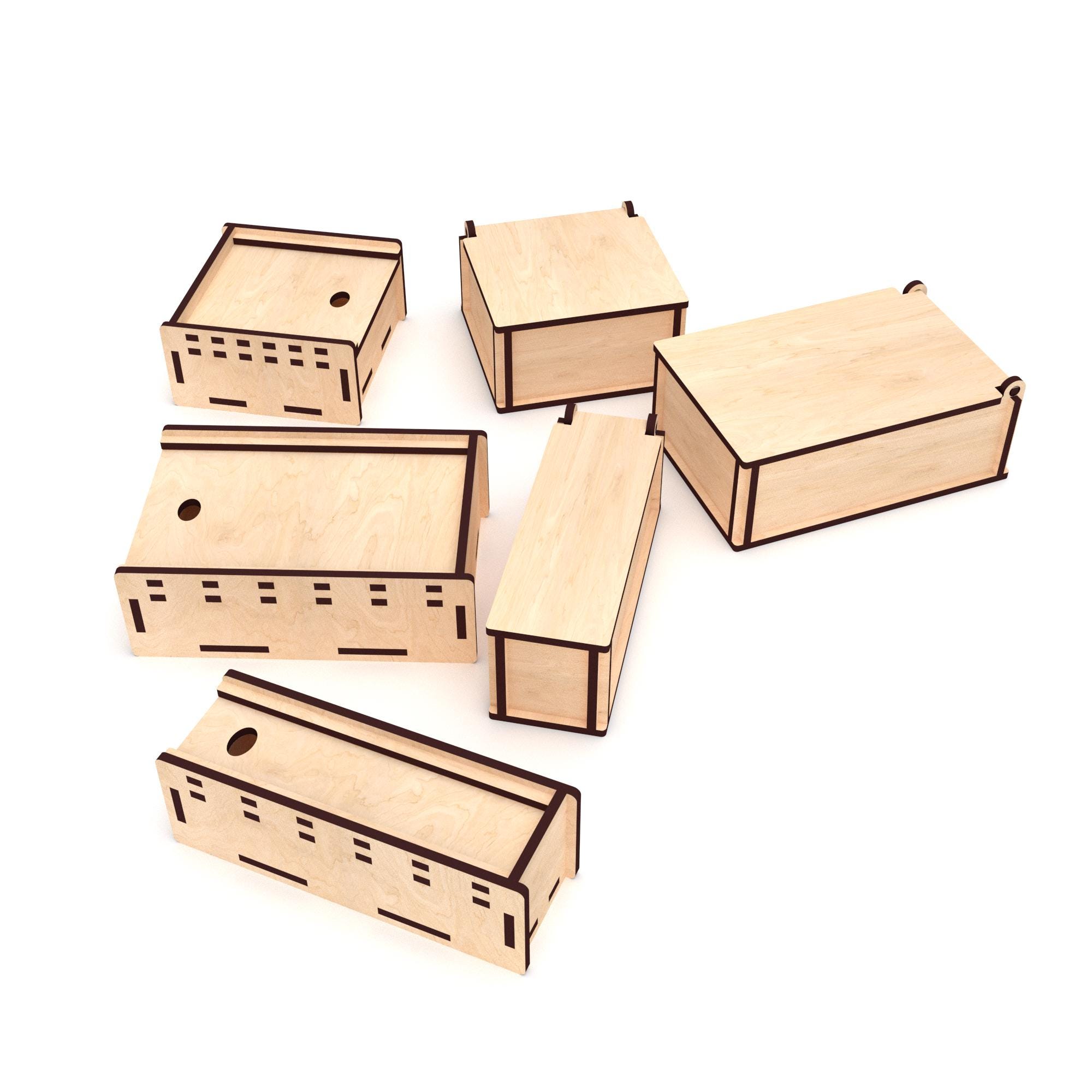 Mini Box Laser Cut Files Bundle (digital Download) - Etsy