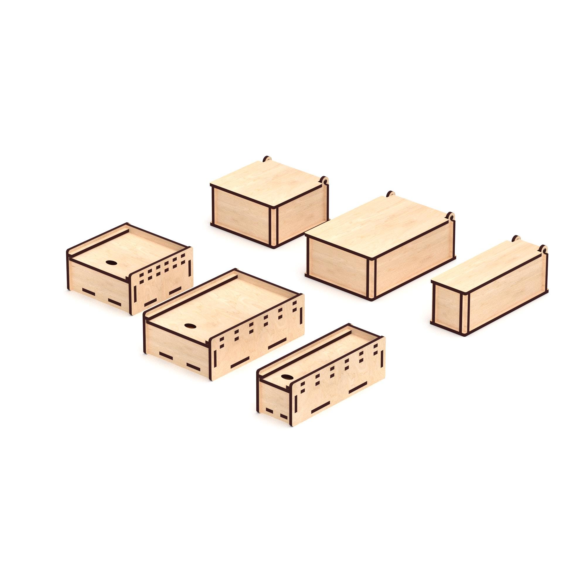 Mini Box Laser Cut Files Bundle (digital Download) - Etsy