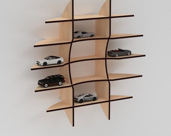 Shelf for Miniatures SVG, Shelf for Small Figures, Wooden Wall Shelves Dxf, Ai, Pdf, Cdr, Digital Download, Vector cut file