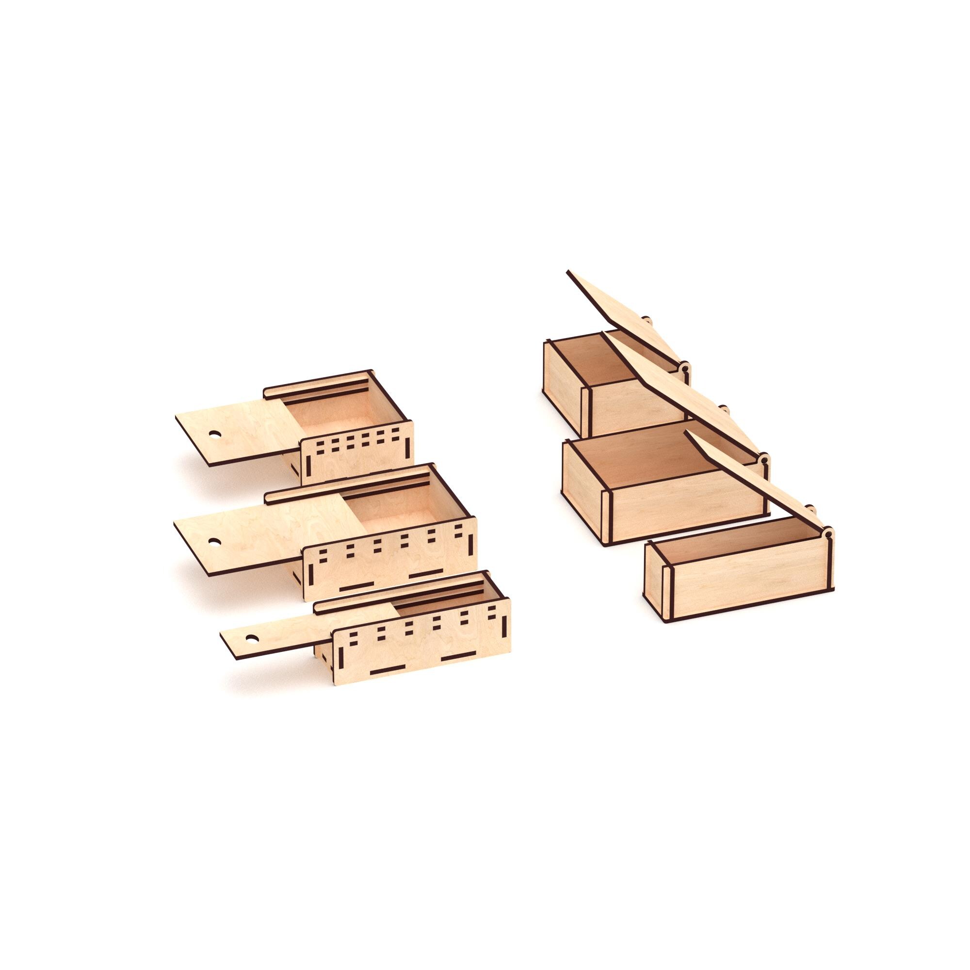 Mini Box Laser Cut Files Bundle (digital Download) - Etsy