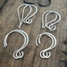 see more listings in the Silver Handmade Earwires section
