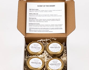 Joshua Tree Candle, Duft der Wüste, Joshua Tree Desert Rose, Sandelholz, Hidden Valley, Pink Desert Sky, High Desert Juniper