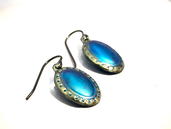 Anodized titanium earrings best sale