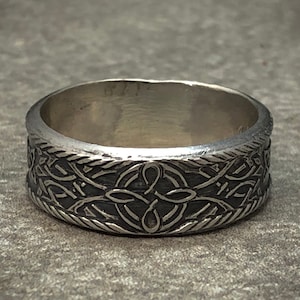 Heavy Sterling Silver Special Celtic Knot Ring