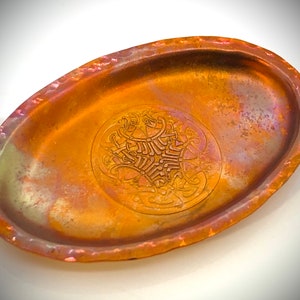 Handmade Copper Trinket Or Ring Dish