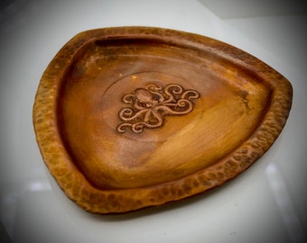 Handmade Copper Trinket Or Ring Dish