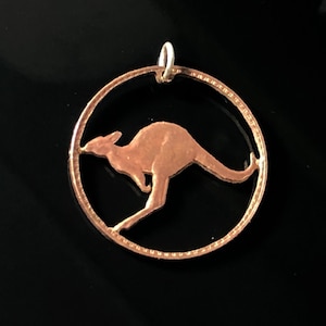 Hand Cut Coin Charm Or Pendant