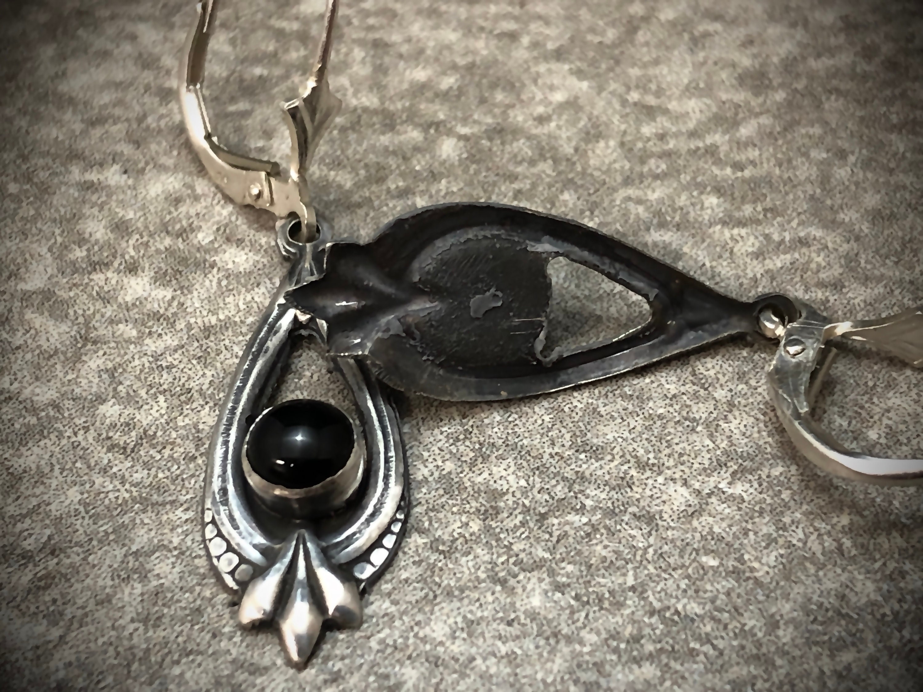 Art Deco Onyx Earrings – Ragtrader Vintage