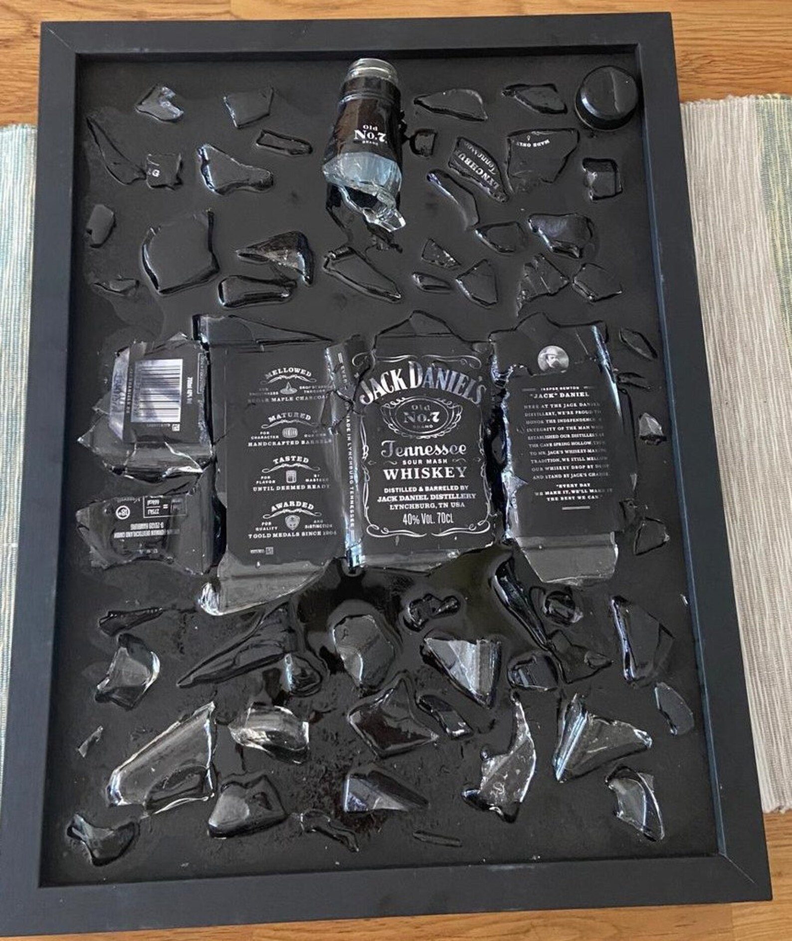 Jack Daniels Broken Bottle Art Etsy jack-daniels-broken-bottle-art-etsy
