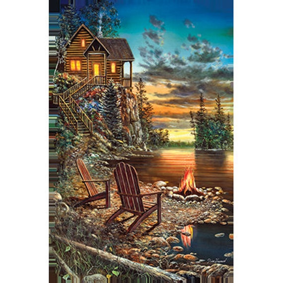 T Shirt Cabin On The Water Summer Pleasures Transfer Etsy