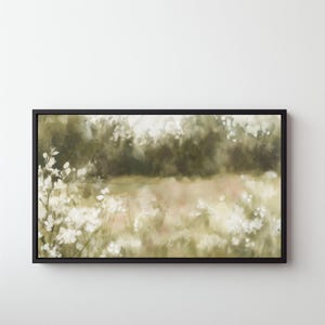 Spring Scenery Landscape: Spring Landscape Print, Summer Printable Art, Farmhouse Decor, Flower Field Landscape, Nature Print, Download 522