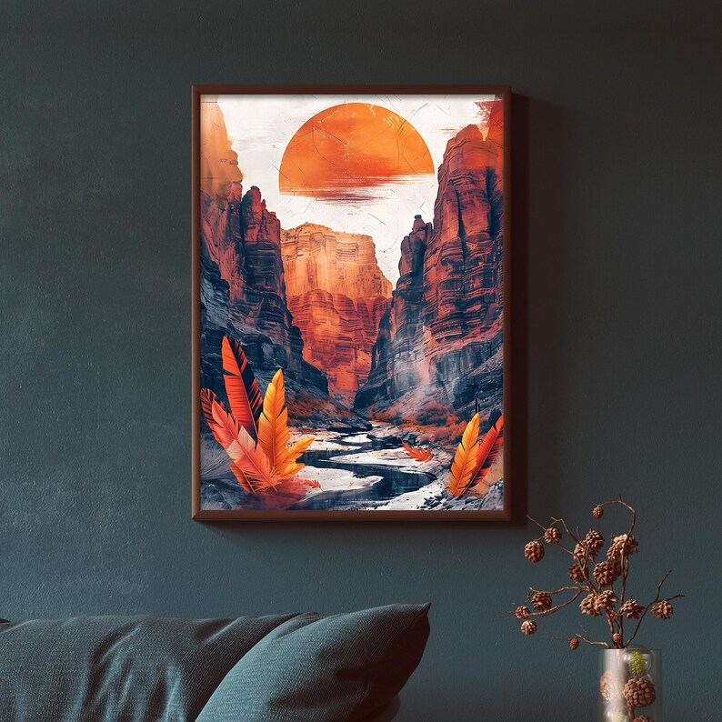 Western Wall Art, Cowboy Themed Wall Art Pieces, Living Room Decor