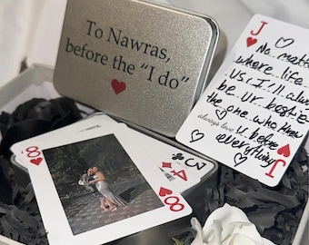 Custom Couple Photo Playing Cards | Personalized Anniversary Gift
