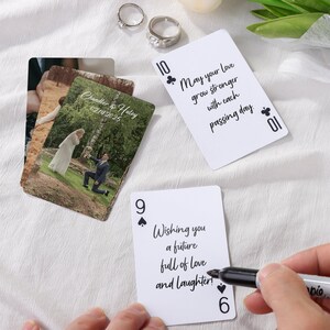 Personalized Playing Cards With Photo, Unique Wedding Guest Book ...
