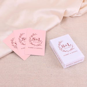Personalized Playing Cards - Monogram Playing Cards - Wedding Playing Cards - Guest Book Alternative - Wedding Favor - Custom Card Deck