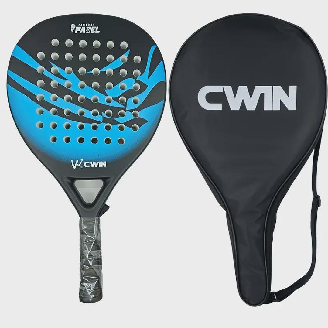 Polyamide Tennis Racket Padel Racket Tennis Carbon Fiber Soft EVA Face Tennis Paddle Racquet ...