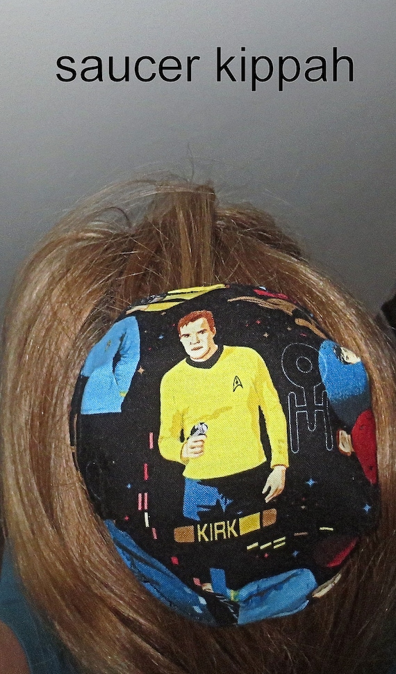 Star Trek Original Characters Kippah Or Yarmulke Mr Spock Captain Kirk And Crew Select Size Style - 