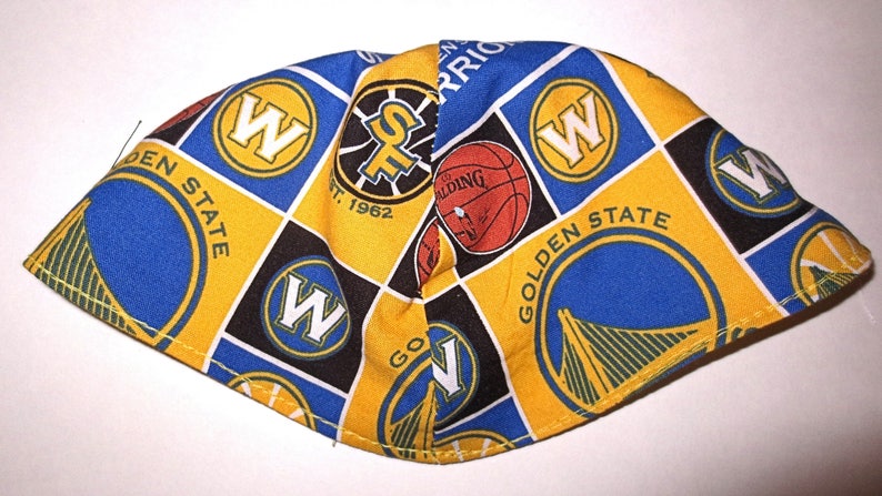 NBA Golden State Warriors yarmulke or kippah select size style | Etsy