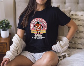 Camiseta cristiana para ella, elaborada por Faith: camiseta gráfica inspiradora