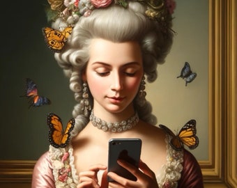 Let Them Take a Selfie: Marie Antoinette Meets Modern Day Tech Digital