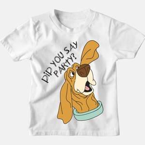 Dog Party Funny Kids Cotton T-shirt