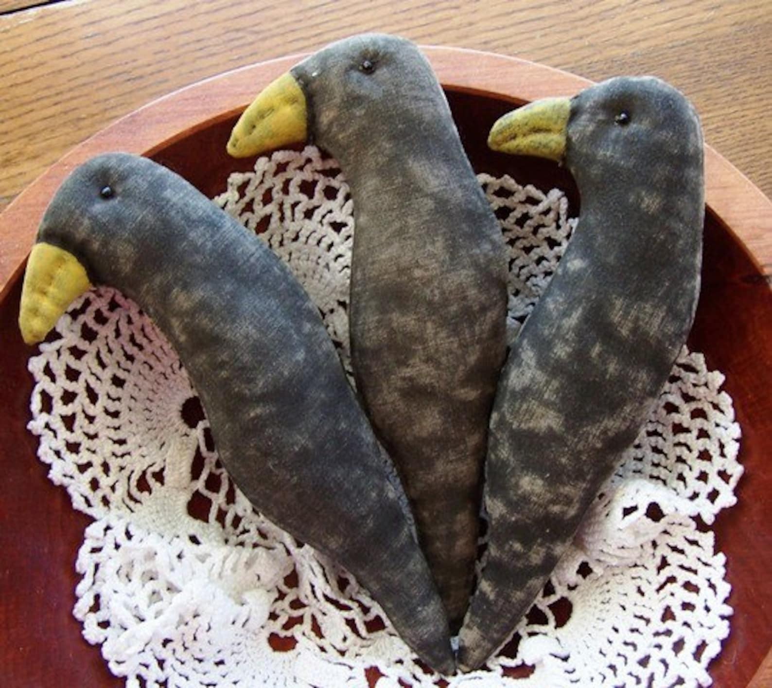 Instant Download PATTERN PRIMITIVE CROW Bowl Filler or Prim Ornie Quick ... image.