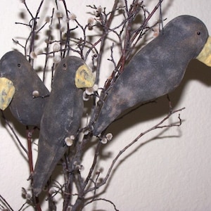PRIMITIVE Big Beak CROW Ornie PATTERN Instant Download schnell und einfach