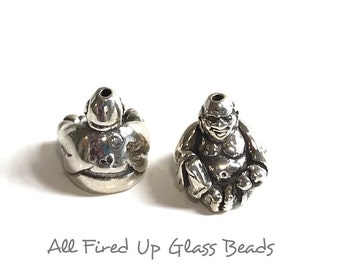 Buddha Sterling Silver Bead Cap