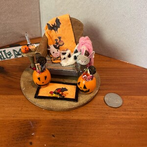 1/12 miniatuur Halloween-scène