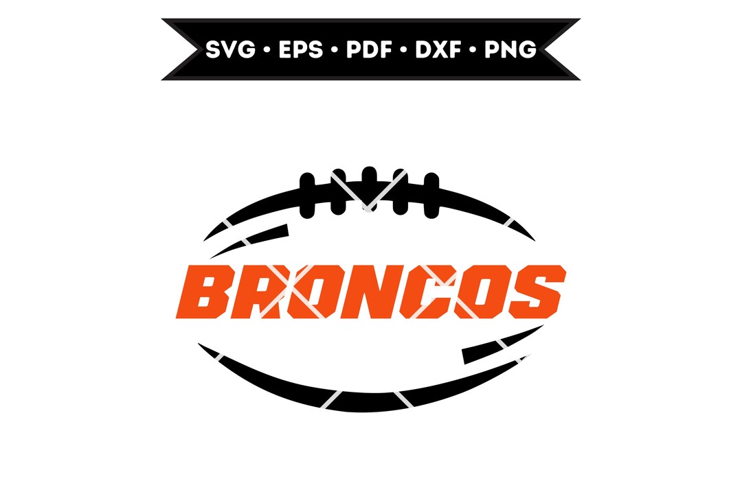 Broncos Mascot SVG, Football Shirt Design (digital Download) - Etsy